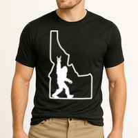 Bigfoot Rock And Roll Silhouette State Of Idaho Sasquatch Performance Shirt