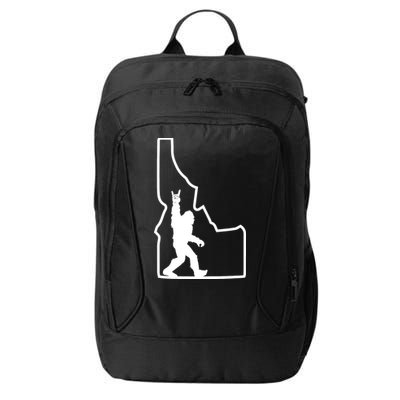 Bigfoot Rock And Roll Silhouette State Of Idaho Sasquatch City Backpack