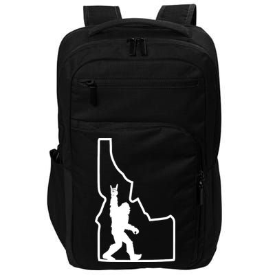 Bigfoot Rock And Roll Silhouette State Of Idaho Sasquatch Impact Tech Backpack