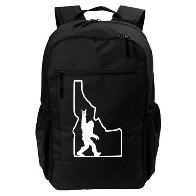 Bigfoot Rock And Roll Silhouette State Of Idaho Sasquatch Daily Commute Backpack