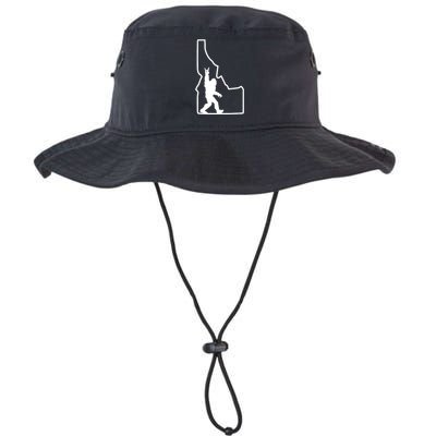 Bigfoot Rock And Roll Silhouette State Of Idaho Sasquatch Legacy Cool Fit Booney Bucket Hat