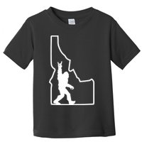 Bigfoot Rock And Roll Silhouette State Of Idaho Sasquatch Toddler T-Shirt