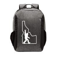 Bigfoot Rock And Roll Silhouette State Of Idaho Sasquatch Vector Backpack