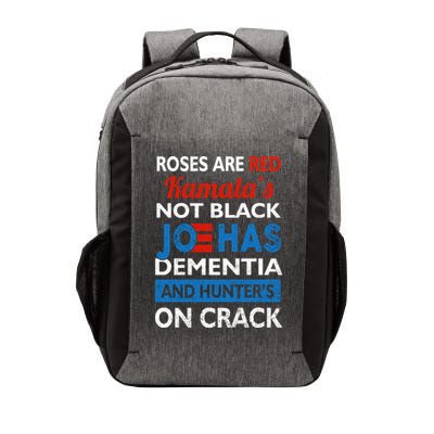 Biden Roses Are Red Kamalas Not Black Joe Vector Backpack