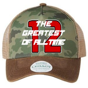 Brady 12 GOAT The Greatest Of All Time Legacy Tie Dye Trucker Hat