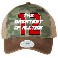 Brady 12 GOAT The Greatest Of All Time Legacy Tie Dye Trucker Hat
