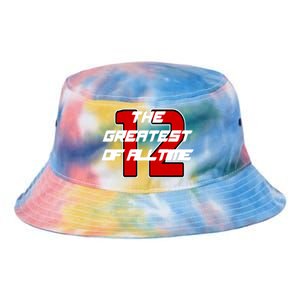 Brady 12 GOAT The Greatest Of All Time Tie Dye Newport Bucket Hat