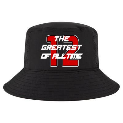 Brady 12 GOAT The Greatest Of All Time Cool Comfort Performance Bucket Hat