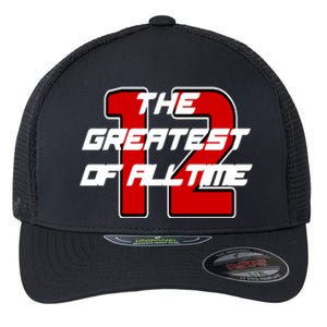 Brady 12 GOAT The Greatest Of All Time Flexfit Unipanel Trucker Cap