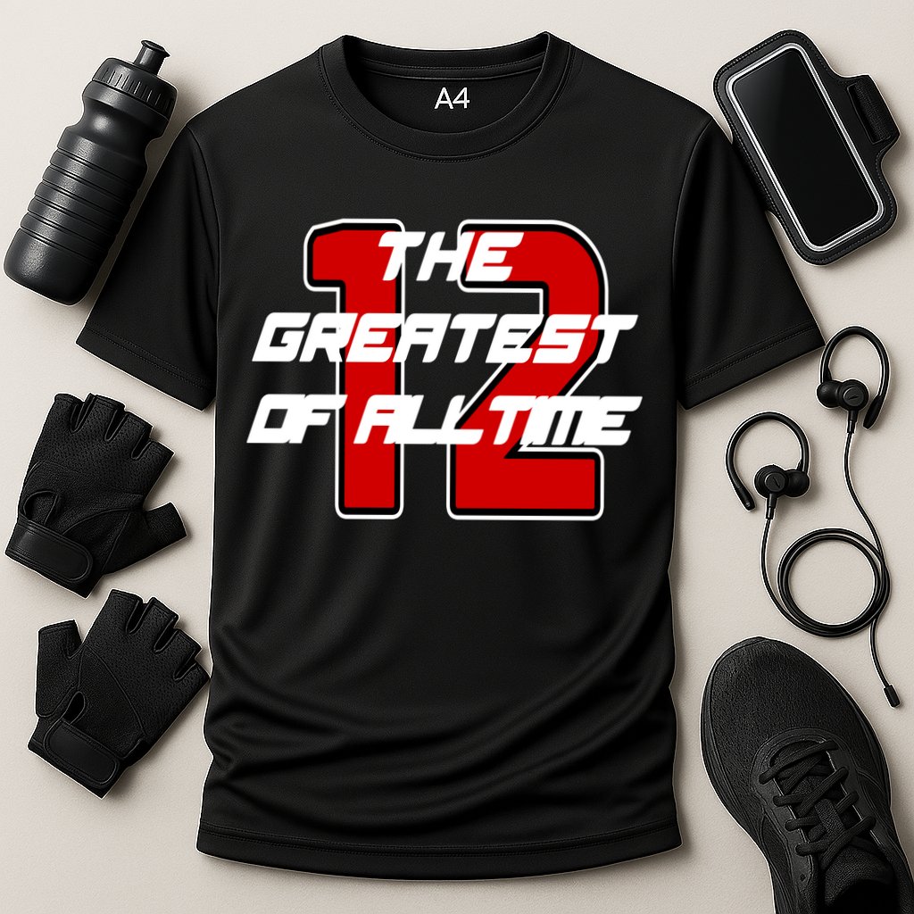 Brady 12 GOAT The Greatest Of All Time Performance Shirt