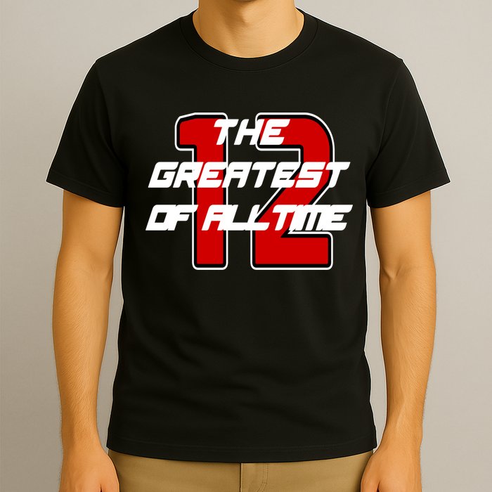 Brady 12 GOAT The Greatest Of All Time T-Shirt
