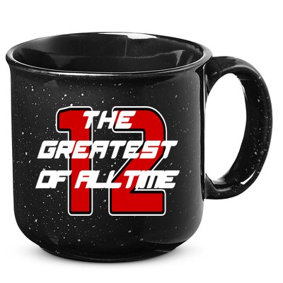 Brady 12 GOAT The Greatest Of All Time 15oz Campfire Ceramic Mug