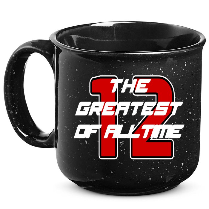 Brady 12 GOAT The Greatest Of All Time 15oz Campfire Ceramic Mug