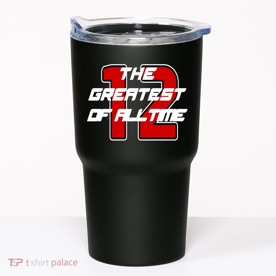 Brady 12 GOAT The Greatest Of All Time Tumbler