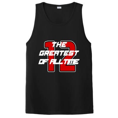 Brady 12 GOAT The Greatest Of All Time PosiCharge Competitor Tank