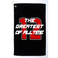 Brady 12 GOAT The Greatest Of All Time Golf Towel