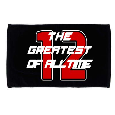 Brady 12 GOAT The Greatest Of All Time Microfiber Hand Towel