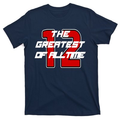 Brady 12 GOAT The Greatest Of All Time T-Shirt