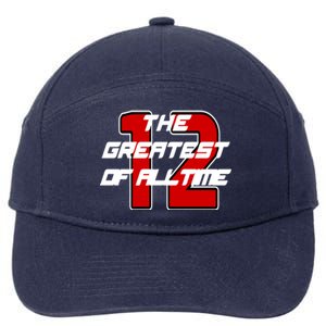 Brady 12 GOAT The Greatest Of All Time 7-Panel Snapback Hat