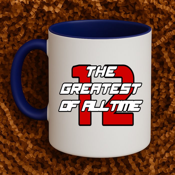 Brady 12 GOAT The Greatest Of All Time Mug