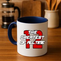 Brady 12 GOAT The Greatest Of All Time Mug