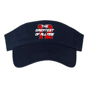 Brady 12 GOAT The Greatest Of All Time Valucap Bio-Washed Visor