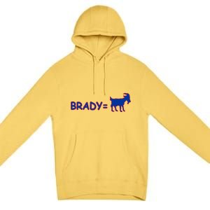 Brady Equals The Goat New England Premium Pullover Hoodie