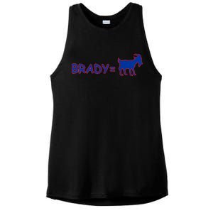 Brady Equals The Goat New England Ladies PosiCharge Tri-Blend Wicking Tank