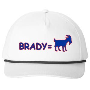 Brady Equals The Goat New England Snapback Five-Panel Rope Hat