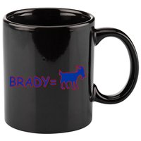 Brady Equals The Goat New England 11oz C Handle Ceramic Mug