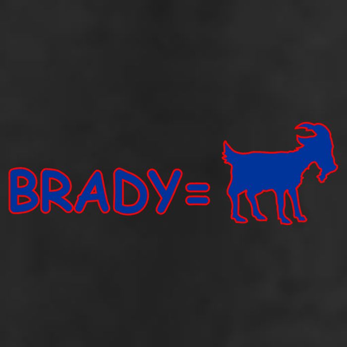 Brady Equals The Goat New England Trucker Hat