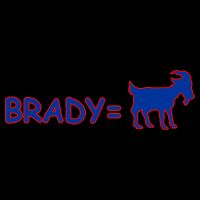 Brady Equals The Goat New England Ladies Long Sleeve Shirt