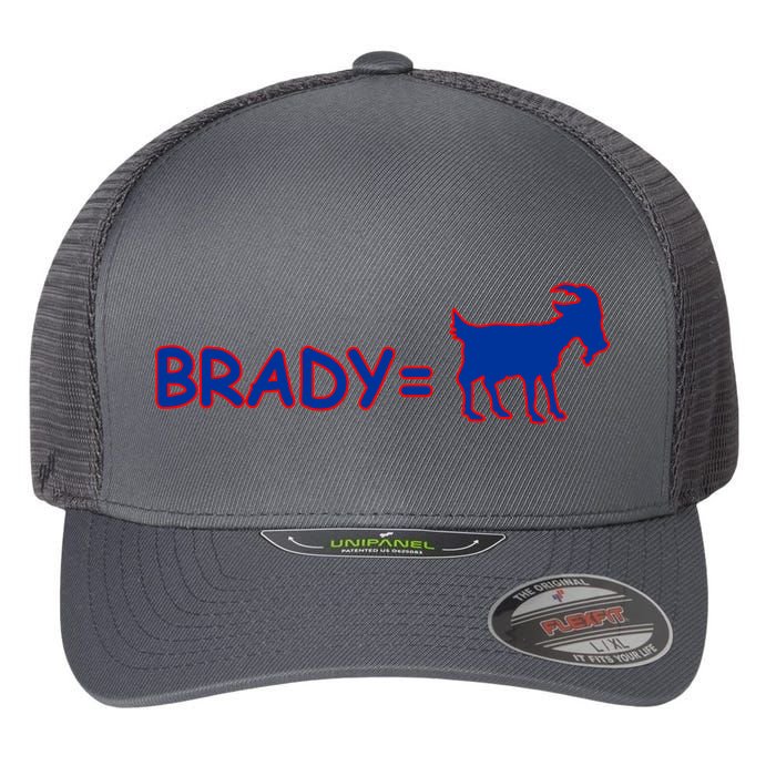 Brady Equals The Goat New England Flexfit Unipanel Trucker Cap