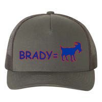 Brady Equals The Goat New England Yupoong Adult 5-Panel Trucker Hat