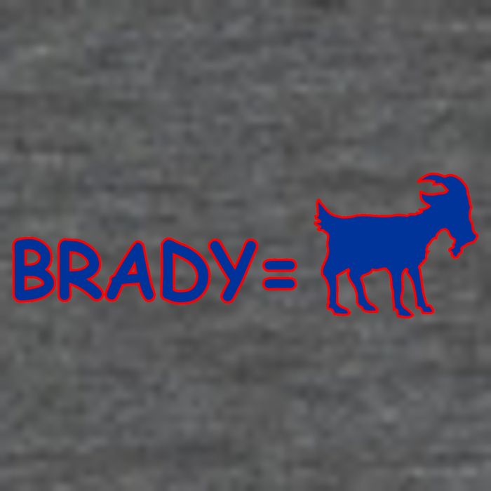 Brady Equals The Goat New England T-Shirt