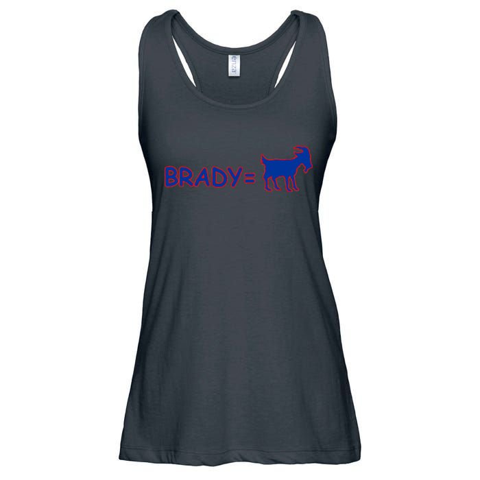 Brady Equals The Goat New England Ladies Essential Flowy Tank