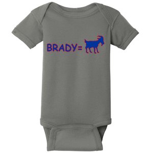 Brady Equals The Goat New England Baby Bodysuit