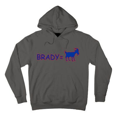 Brady Equals The Goat New England Tall Hoodie