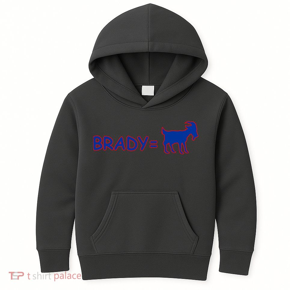 Brady Equals The Goat New England Kids Hoodie