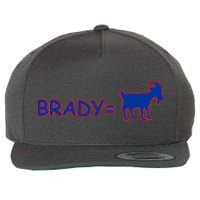 Brady Equals The Goat New England Wool Snapback Cap