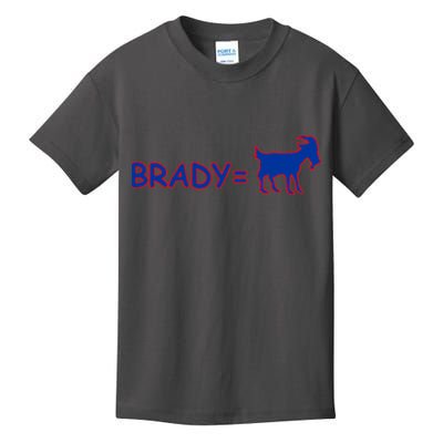 Brady Equals The Goat New England Kids T-Shirt