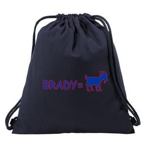 Brady Equals The Goat New England Drawstring Bag