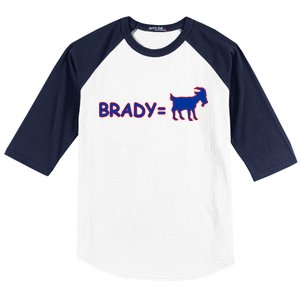 Brady Equals The Goat New England Baseball Sleeve Shirt