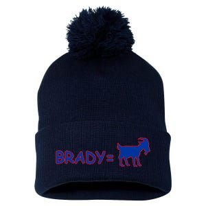 Brady Equals The Goat New England Pom Pom 12in Knit Beanie