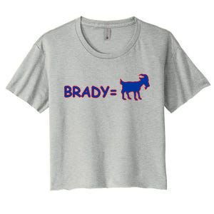 Brady Equals The Goat New England Women's Crop Top Tee