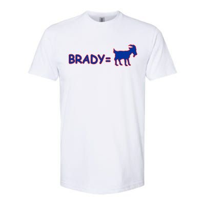 Brady Equals The Goat New England Softstyle® CVC T-Shirt