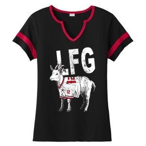 Brady Goat LFG Ladies Halftime Notch Neck Tee