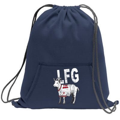 Brady Goat LFG Sweatshirt Cinch Pack Bag