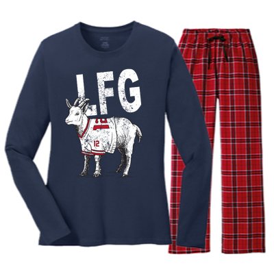 Brady Goat LFG Women's Long Sleeve Flannel Pajama Set 