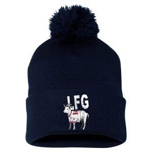 Brady Goat LFG Pom Pom 12in Knit Beanie